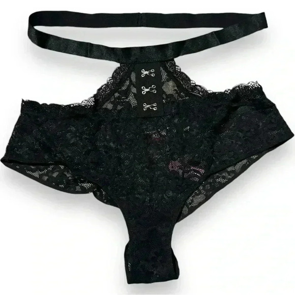Adore Me NWT Temperence Contour 36D Black Lace XL Matching Cheeky Strappy Panty - Picture 14 of 16